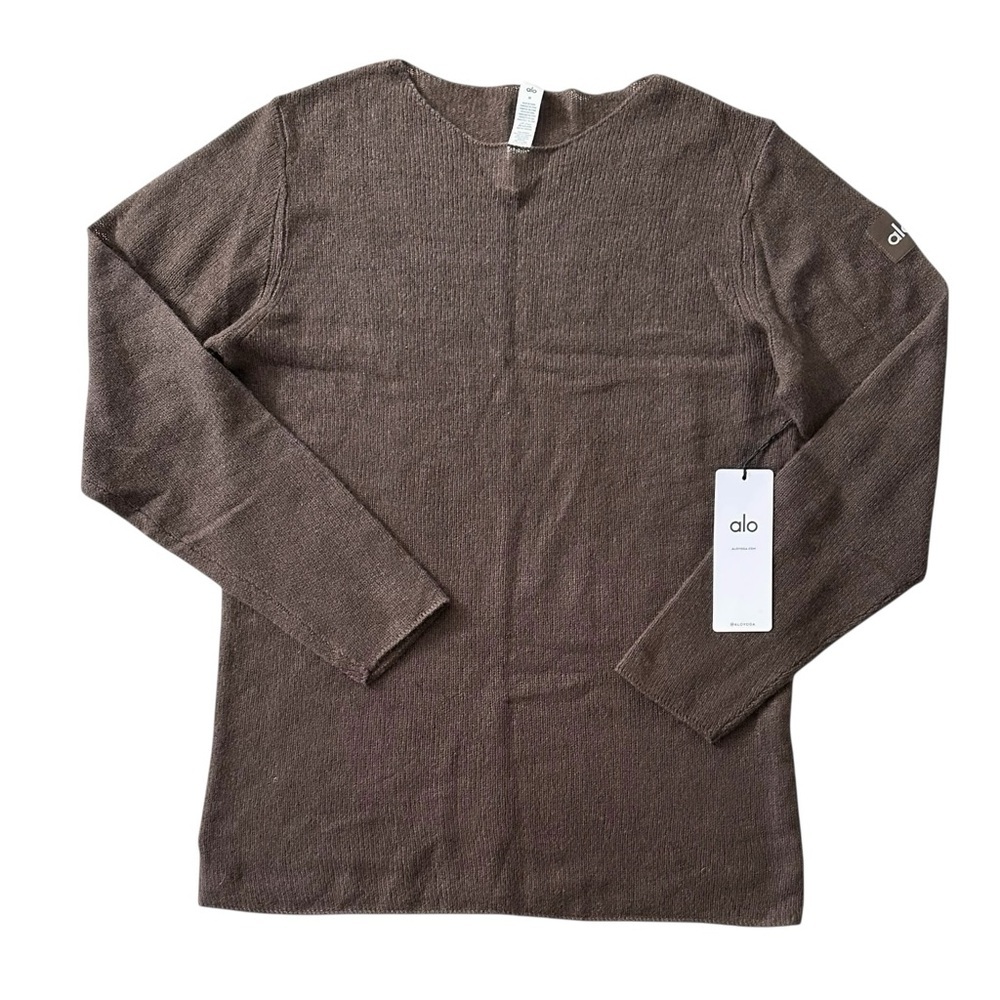 Alo Cashmere Reform Long Sleeve Sweater